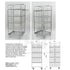 High Container 700x700 H1650 with 4 Shelves – Tall Roll Cage for Maximum Storage