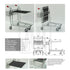 Vario WTP-3D Transport Trolley – Dual-Level Trolley with Basket and Shelf