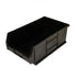 Recycled Black Semi-Open Fronted Containers | Eco-Friendly Small Parts Storage Bins