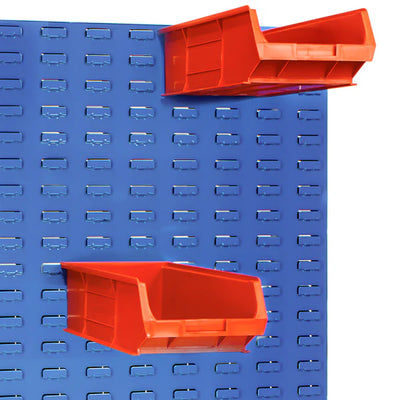 Free-Standing Louvred Panels | Single & Double Sided Small Parts Bin Stands