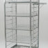 High Container 700x700 H1650 with 4 Shelves – Tall Roll Cage for Maximum Storage