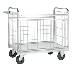 Galvanised Parcel Trolley with Removable Side Panels – 300kg Capacity