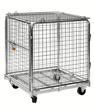 Verriegelbarer Maschen-Sicherheitscontainer – Tragfähigkeit 400 kg