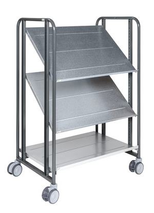 Serie 168 Regalwagen – Verstellbarer Wagen mit mehreren Ebenen (877 × 600 × 1300 mm)