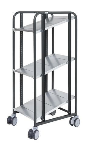 Serie 168 Regalwagen – Verstellbarer Wagen mit mehreren Ebenen (477 × 600 × 1300 mm)