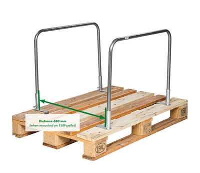 Palettenunterstützung – 775 × 115 × 1000 mm – Im Doppelpack verkauft