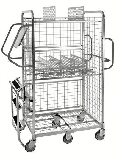 Modul 300 Picking Trolley – Electrogalvanised Flex Cart – 300kg Capacity (900 × 625 × 1710 mm)