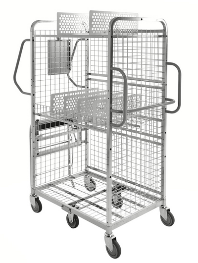 Modul 300 Picking Trolley – Electrogalvanised Flex Cart – 300kg Capacity (1300 × 625 × 1710 mm)