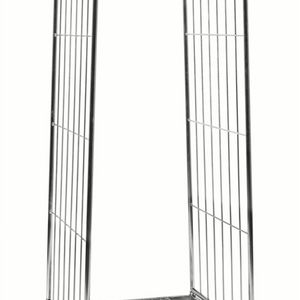 Zweiseitiger Rollcontainer mit Sicherheitsgurten – Tragfähigkeit 400 kg