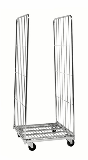2-Sided Roll Container with Safety Straps – 400kg Capacity