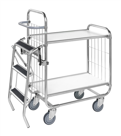 Series 8000 Shelving Trolley – Electrogalvanised Flex Cart – 250kg Capacity (945 × 470 × 1120 mm)