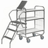 Series 8000 Shelving Trolley – Electrogalvanised – 250 kg Capacity (815 × 470 × 1120 mm)