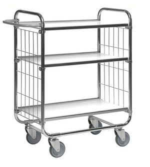 Regalwagen der Serie 8000 – Elektroverzinkt – Tragfähigkeit 250 kg (945 × 470 × 1120 mm)