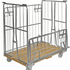 Roll Container with Wooden Base and Half Gate – 1200mm Access Side | 500kg Load Capacity