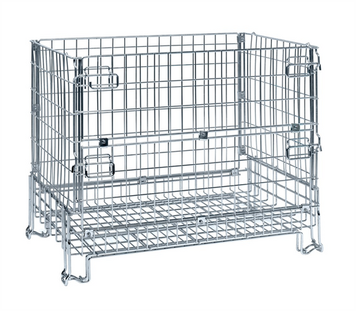 Elektroverzinkter Drahtkorb – Klappbar & Stapelbar – 1200 × 800 × 980 mm – 1000 kg Traglast