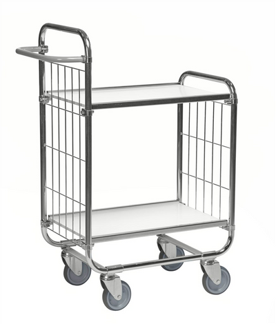 Series 8000 Adjustable Shelving Trolley – Electrogalvanised Flex Cart – 250kg Capacity (1195 × 470 × 1120 mm)