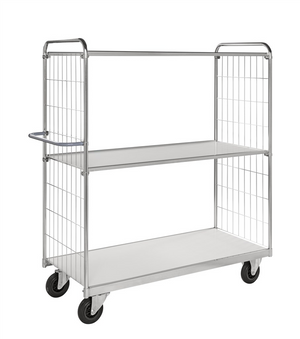 Regalwagen der Serie 9000 – Elektroverzinkt – 300-kg Tragfähigkeit (1590 × 650 × 1695 mm)