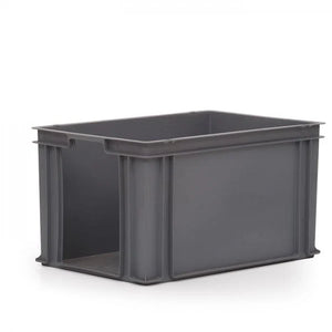 65 Litre food approved open front order picking container