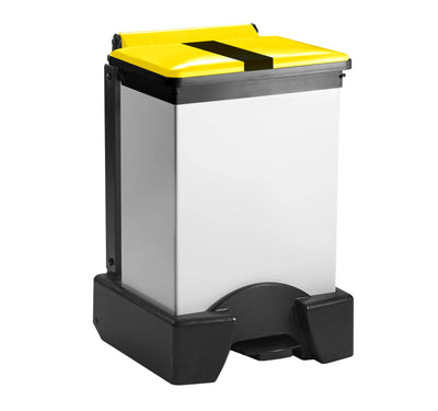45 Litre All Plastic Fire Retardant Sack Holder – Pedal Operated Clinical Waste Bin