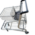 MUC300 Flatbed Trolley with 2 Baskets and Child Seat, 34L Capacity