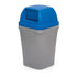 100 Litre Swing Top Bin – MDPE Waste & Recycling Bin with Drop-On Lid