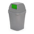 100 Litre Swing Top Bin – MDPE Waste & Recycling Bin with Drop-On Lid