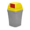 100 Litre Swing Top Bin – MDPE Waste & Recycling Bin with Drop-On Lid