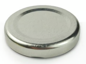 53mm RTS 500 silver metal twist-off cap for glass and PET bottles