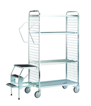Top Shelf Picking Trolley 1125 x 590 x 1005mm – 213L Capacity