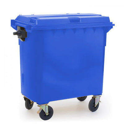 750 Litre Wheeled Waste Bin – Heavy Duty HDPE Wheelie Bin with Castors