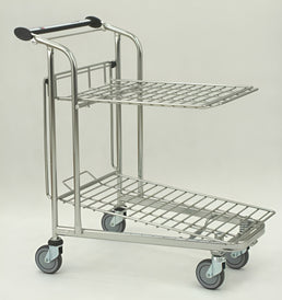 Vario WTP-3D Transport Trolley – Compact Trolley with Shelf