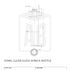250ml Clear Glass Dorica Oil Bottle (Screw Neck)