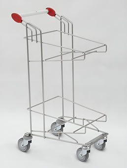 Vario XL Twin-Basket Shopping Trolley – High-Capacity Retail Cart