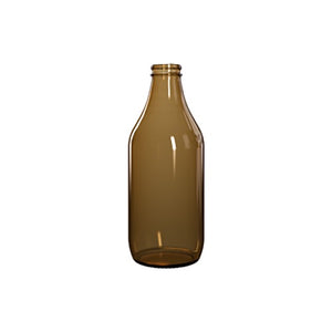 330-ml Bernstein-Stubby-Bierflasche – Leichtgewichtiges UV-schutzendes Glas (ca. 200 g)
