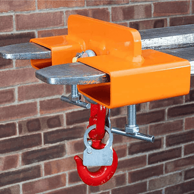 Adjustable Fork Mounted Hook for Forklift Truck - 1000kg to 5000kg Capacity