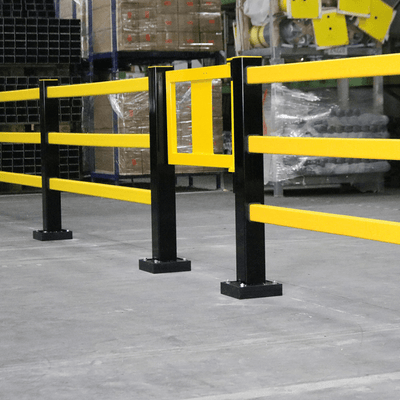 Impact Protection Barrier Steel Gate - Self-Closing, 520H x 905W mm