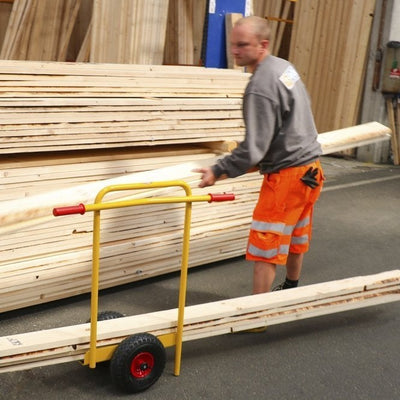 Board & Panel Stock Trolley with Handle and Pneumatic Tyres – 200kg