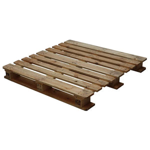 Chemischer CP3 Palette – 1140x1140x138mm – Gebraucht – Robuste Holzpalette für Fässer & Flüssigkeiten