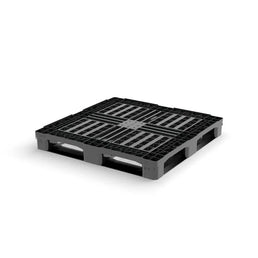 Robust CP9 Plastic Pallet 1140x1140x150mm – HDPE, Open Deck, Raised Edge
