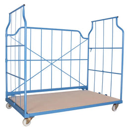 Möbel-Corlette-Wagen 1200 x 1150 x 1850 mm – 800 kg Tragkraft, stapel- und nestbarer Gitterrollbehälter