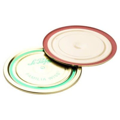 110 mm Kapsel-Innenverschluss – Golddeckel für Le Parfait-Gläser