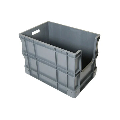Euro-Stapelbox aus Kunststoff mit Grifföffnung – 600 x 400 x 430 mm – 90 l