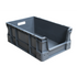 Euro-Stapelbox aus Kunststoff – 600 x 400 x 230 mm – 45 l – Frontöffnung – Verstärkter Boden