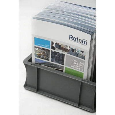 Euro-Stapelbox – 300 x 200 x 120 mm – 5 l Fassungsvermögen – verstärkter Boden