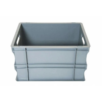 Euro-Stapelbox aus Kunststoff – 400 x 300 x 235 mm – 20 l Fassungsvermögen – Boden und Seiten geschlossen