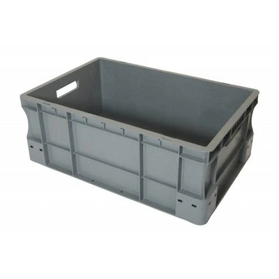 Euro-Stapelbox aus Kunststoff – 600 x 400 x 230 mm – 40 l Fassungsvermögen – Verstärkter Boden