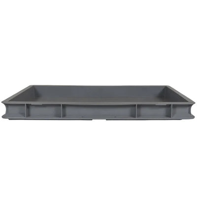 Euro-Stapeltablett aus Kunststoff – 600 x 400 x 58 mm – 9 l Fassungsvermögen – verstärkter Boden
