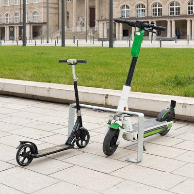 Floor Mounted Scooter Rack for 5 Scooters