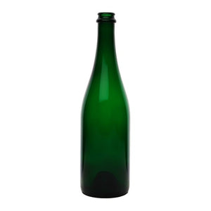 750 ml Grün prickelnde Weinflasche – Leichte Glasflasche