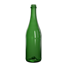 750 ml Grün Champagnerstil-Flasche – Premium-Glasflasche für prickelnden Wein
